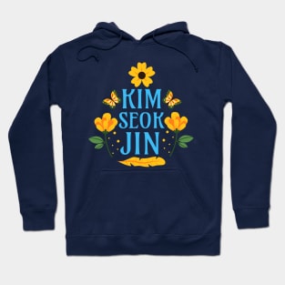 Kim Seokjin - Floral Spring Boho JIN BTS Army Hoodie